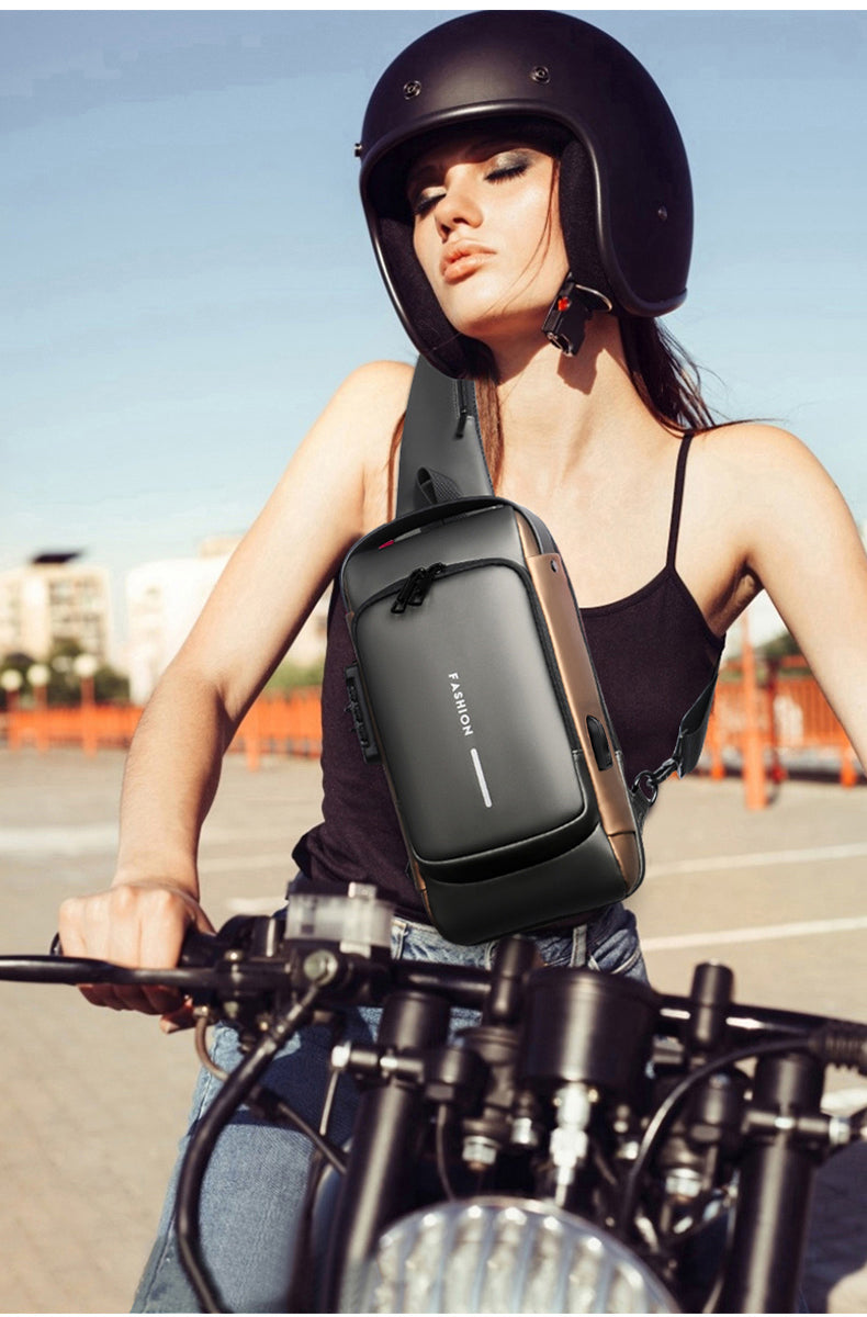 Anti-theft Crossbody Shoulder Backpack | Crossbody Back Pack Waterproof 100%