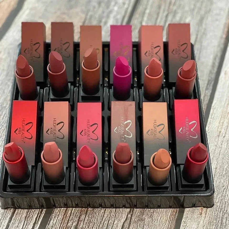 Selnora | Beauty Matte Lipstick 12 Pcs Set