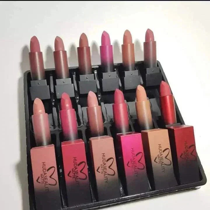 Selnora | Beauty Matte Lipstick 12 Pcs Set