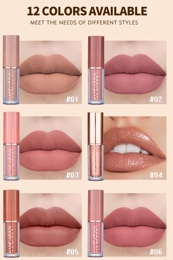 Selnora| Super Glossy Lipgloss 12 Pcs Lipstick Gift Set