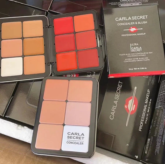 Selnora | Carla Secret Cream Blush And Concealer Palette. - Selnora