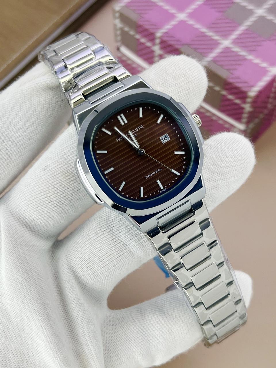 Selnora | PP Textured Bezel Date Watch