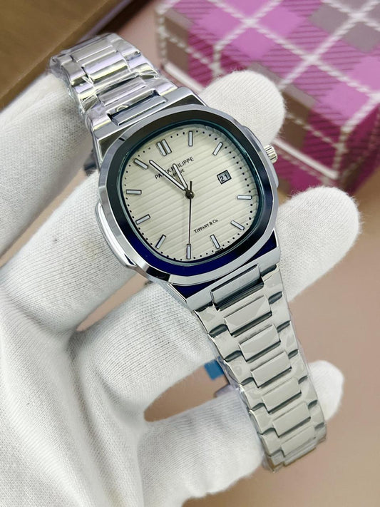 Selnora | PP Textured Bezel Date Watch
