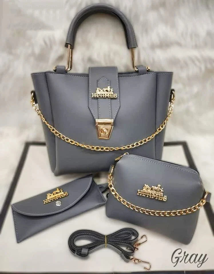 Selnora | 3 Piece Leather Purse For Women - Imported Brand Quality