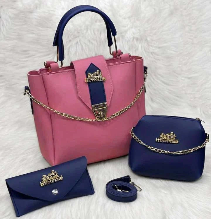 Selnora | 3 Piece Leather Purse For Women - Imported Brand Quality