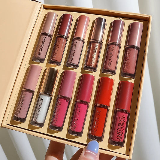 Selnora | 12 pcs Mocallure Lip Gloss