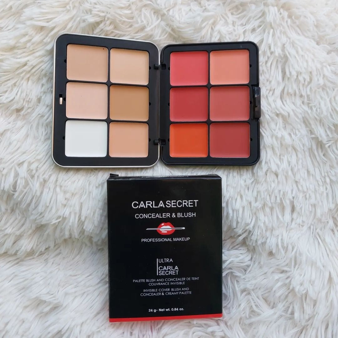 Selnora | Carla Secret Cream Blush And Concealer Palette.